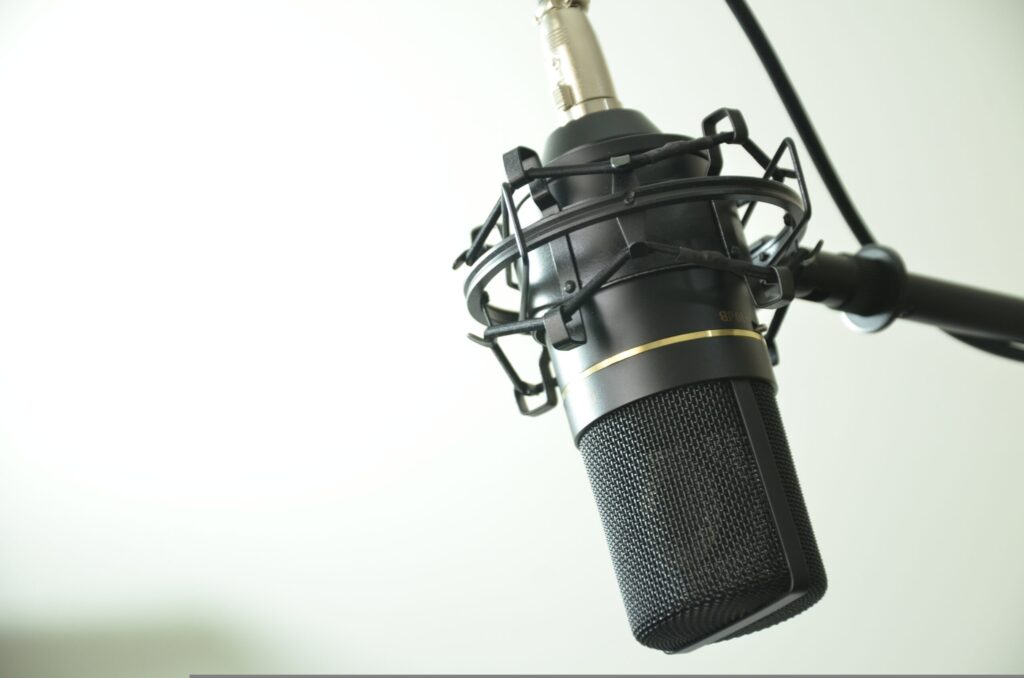 Between paths podcast mic
